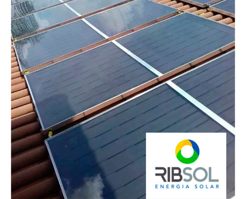 Placa Coletor Solar Banho Aço Inox 100x100cm Ribsol