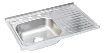 Comprar Meer Faucets By Cnx, Tarja Sencilla (fregadero De Cocina)con Escurridero Derecho Para Sobreponer, 80 Cm Largo X 50 Cm Ancho, Tarja Acero Inoxidable (olvídate Del Óxido Y La Corrosión)