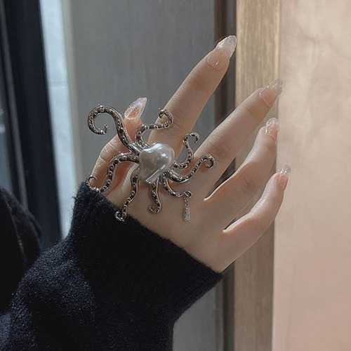 Estilo Barroco - Anillo En Forma De Pulpo