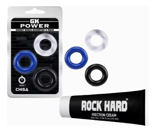  Lubricante Rockhard & Ani-llos Retardante Gk Power 3colores