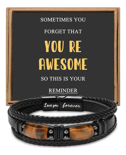 You Are Awesome Brazalete Inspirador Regalos Para Hombres De