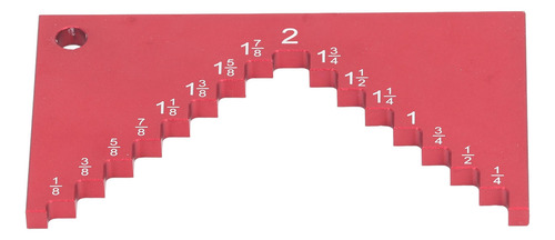 Mesa Anodizada Roja De Aleación De Aluminio Con Manómetro Es