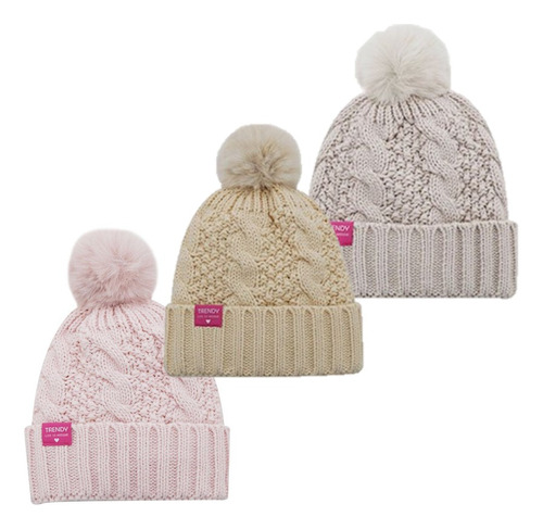 Gorro Lana Mujer Beanie Rocky Invierno Tejido Abrigado