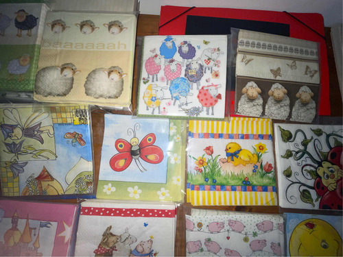 Servilletas Infantiles Alemanas Decoupage X10 Variado