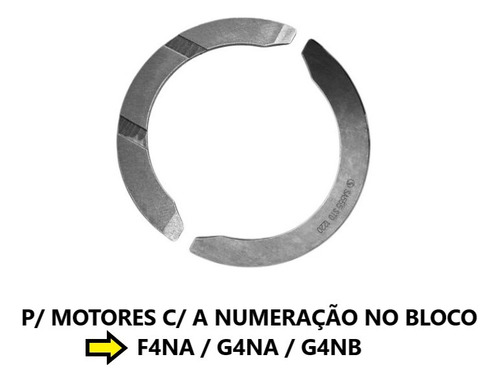 Arruela De Encosto Ix35 Tucson Sportage 2.0 16v Flex - Std