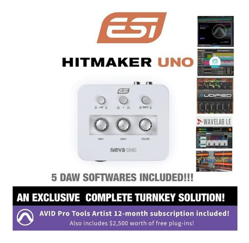 La Interfaz De Audio Uno De Esi Pro Tools Hitmaker Uno De 12
