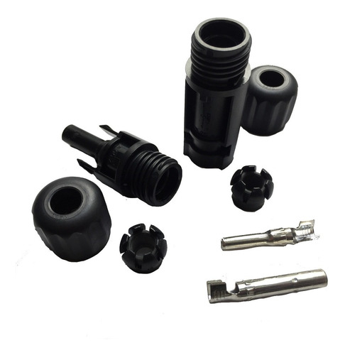 Imagen 4 de 8 de Set Conector Solar Mc4 / Qc4 Qc Solar Para Panel Solar