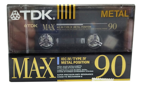 Cassette Audio Tdk Ma-x 90 Type Iv Metal