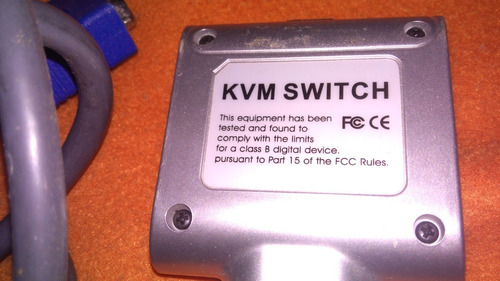 Kvm Switch 2-port Vga Ps/2 Kvm !