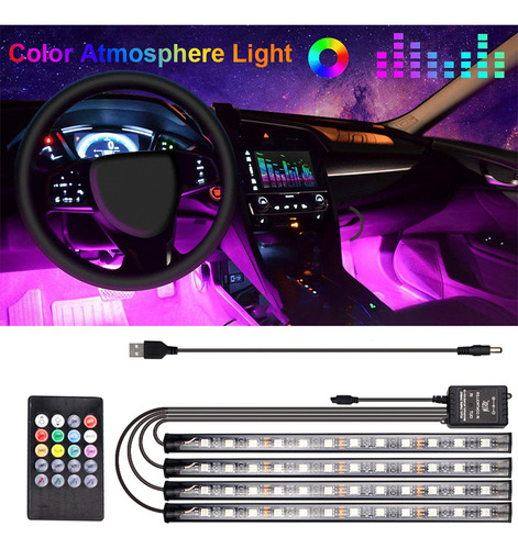 Kit De Iluminación Led Strip Light 36 Dash Dc Strip De 12 V