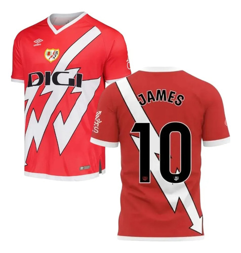 Camiseta Rayo Vallecano Suplente 2024/25 #10 James - Umbro
