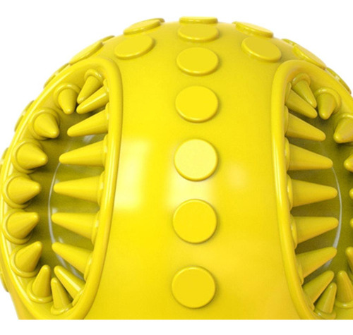 2 Juguetes De Perro Chirriante Durable Cachorro Amarillo