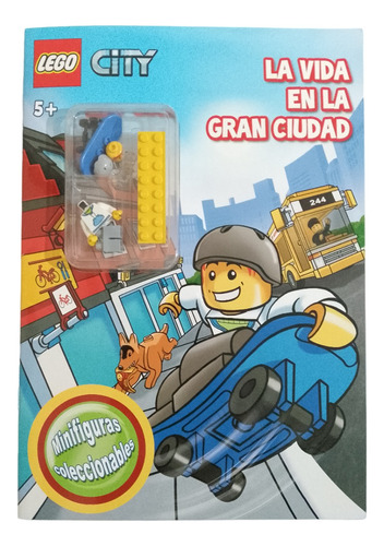 Libro De Actividades Lego Con Minifigura Skater