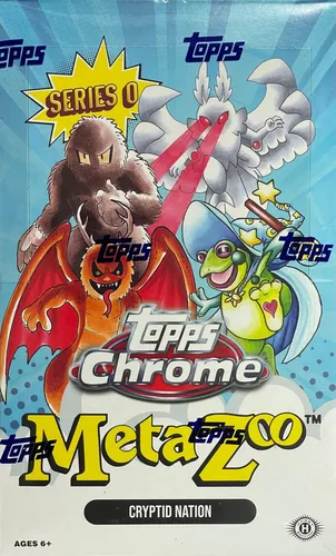 Caja Cromada Topps Metazoo 2023 Para Pasatiempos