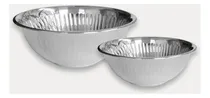 Comprar Ensaladera Panera Frutera Profunda Facetada Acero  26cm.