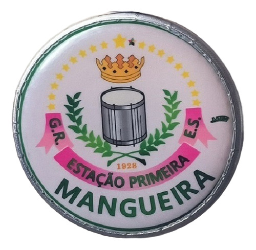 Set De 2 Parches Tamborim Caseta 6 Ivsom Escolas De Samba Mangueira 1