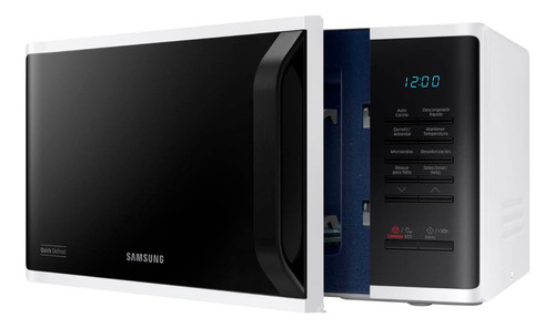 Microondas Samsung 0.8 Pies Blanco Ms23k3513aw/ax