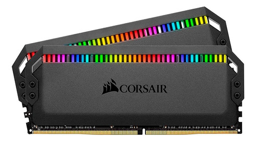 Memória Ram Dominator Platinum Rgb Color Black 32gb 2corsair