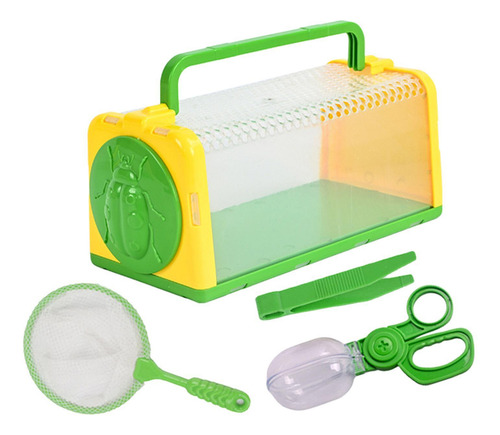Conjunto De Apanhador De Insetos Portátil, Brinquedo Verde