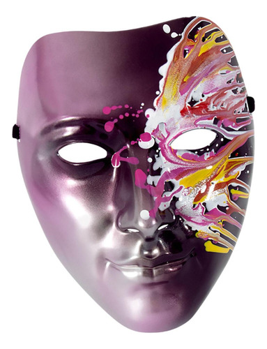 Máscara De Cosplay Máscara Facial Completa Púrpura
