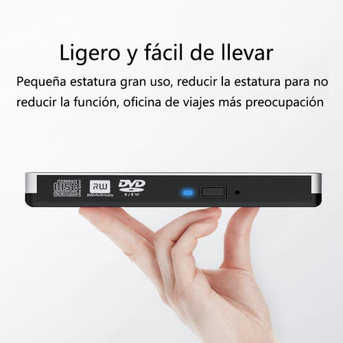 ' Lectora Y Grabadora De Dvd/cd Externa, Usb Win 10 Mac