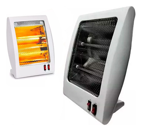 Estufa Calefactor Pantalla Eléctrica Con Dos Tubos Avl