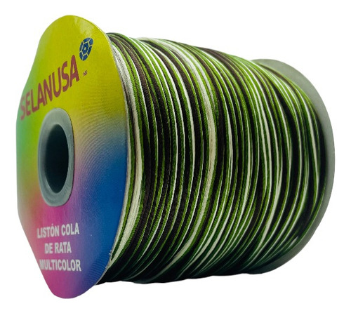 Cordon Cola De Rata 2mm 100%poliester Rollo 100 Mts Color Crt27