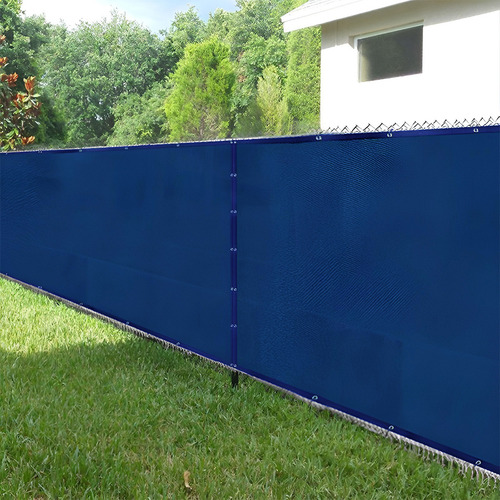 Tela Privacidade Fachada 5x3 Azul Para Muro Portão Garagem