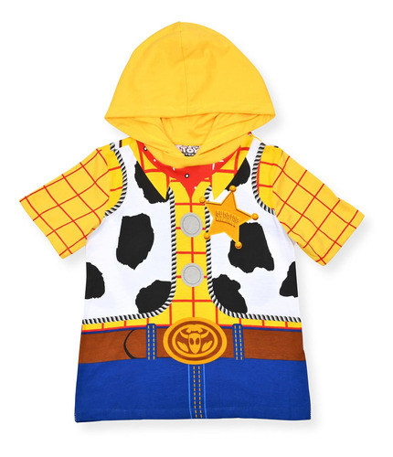 Disfraz Toy Story - Camiseta Con Capucha Para Niños, Fr74d