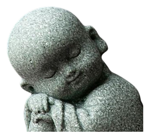 2 Estatuilla De Monje Estatua De Buda Sentado Meditación