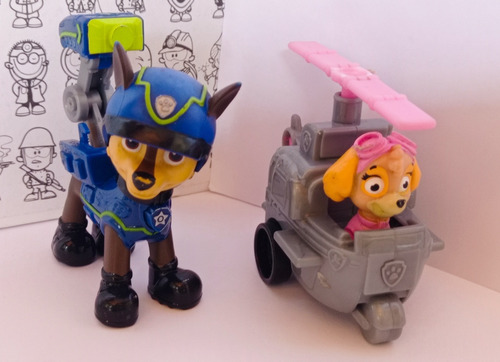 Paw Patrol Mini Patrulla Canina X 2 Originales 