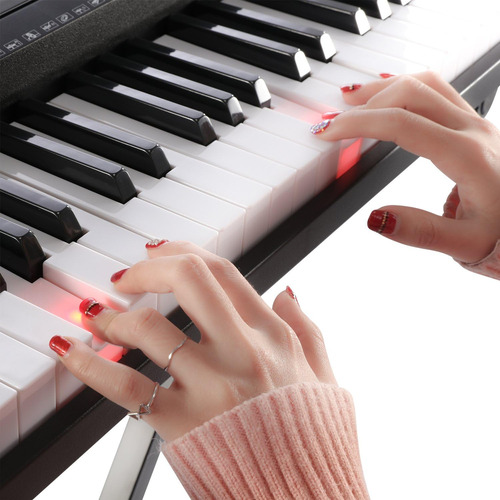 Joy 61 Teclas Iluminadas Teclado Con Toque Sensible (kl-92ut