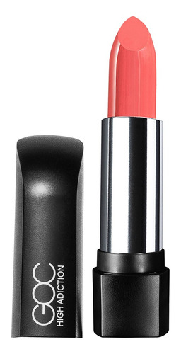 Goc, Labial Mate, Lipstick High Adiction, Larga Duración Color Naranja