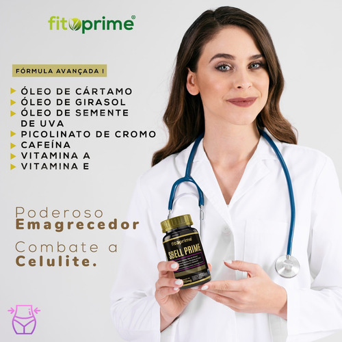 Imagem 5 de 8 de Kit 3 Sbell Prime Suplemento Natural Redutor De Medidas