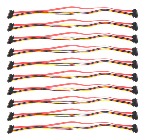 Cable De 10 Unidades De 7+15 Pines A Extensión De Alimentaci