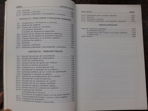 Imagen 8 de 9 de Auditoria Aplicada * Enrique Fowler Newton * 2 Tomos *
