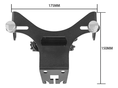 Soporte Para Matrícula Para Kawasaki Z1000 Z1000sx 2010-2017