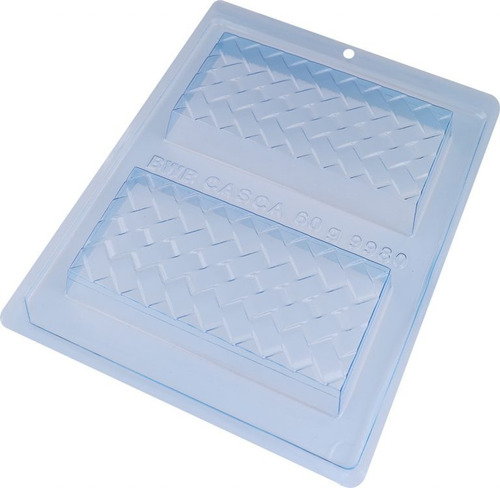 Molde Bwb 9980 Tableta Barra Mimbre 250grs (3 Partes) Lauacu Transparente
