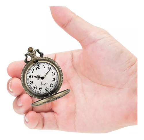 Reloj Clásico De Bolsillo Alicia En El País De Las Maravillas
