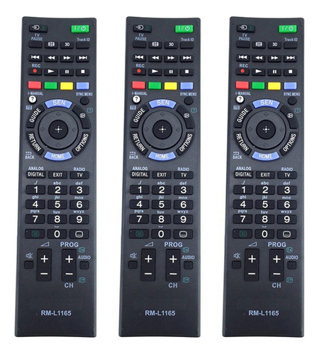 Mando A Distancia De Repuesto 3x Rm-l1165 Smart Para Univers