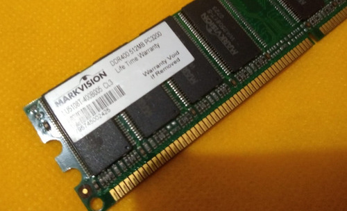 (1) Memória De 512 Mb Ddr Pc-3200 Mhz # Impecável # Raridade (Usado)