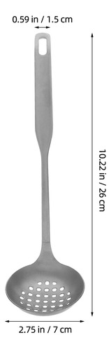 Juego De 2 Cucharones Retro De Acero Inoxidable Para Ollas C