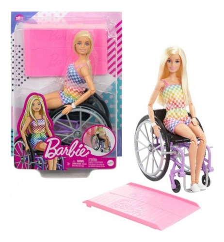 Muñeca Barbie En Silla De Ruedas 2