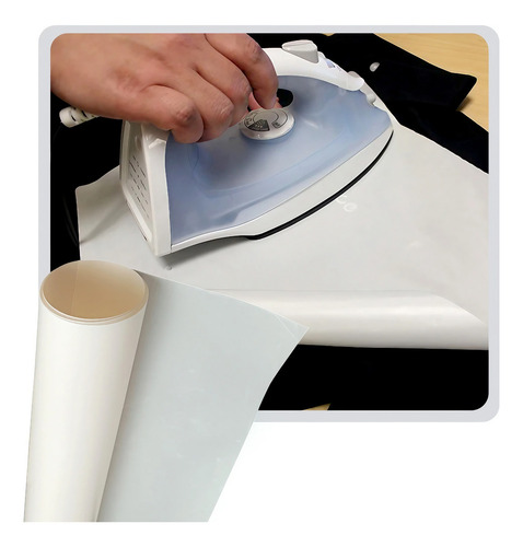 Base Hoja Teflon Ptfe Sublimación Plancha De Calor 38x38 Cm