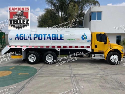 Freightliner M2 59k 6x4 2008 Torton Pipa Para Agua 20,000 L