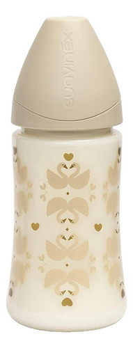 Biberones 270ml/9oz Flujo Variable 2pzas Suavinex Color Caqui Cisnes