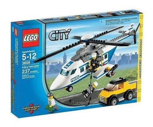 Lego City Limited Edition Set No. 3658 Police Helicopter