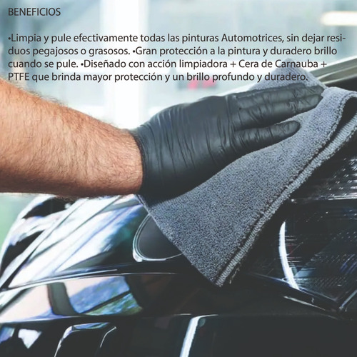 Kit 3 Ceras Liquida Marvil Azul Ptee Y Silicón Para Auto