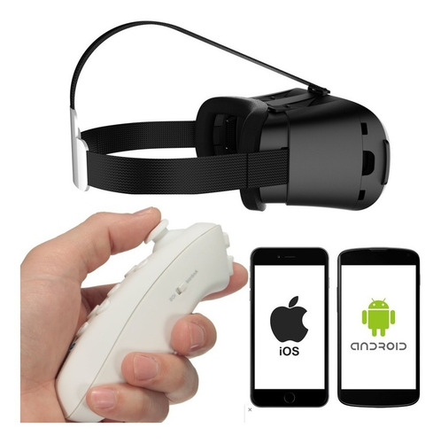 Lentes De Realidad Virtual Vr Box 2 3d + Joystick Bluetooth