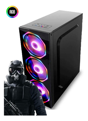 Pc Gamer Fácil Intel Core I3 9100 16gb Amd Radeon Rx 4gb 1tb